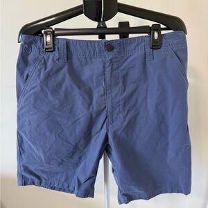 Wrangler Cargo Shorts Mens 36 Blue Lightweight Casual Outdoor Work